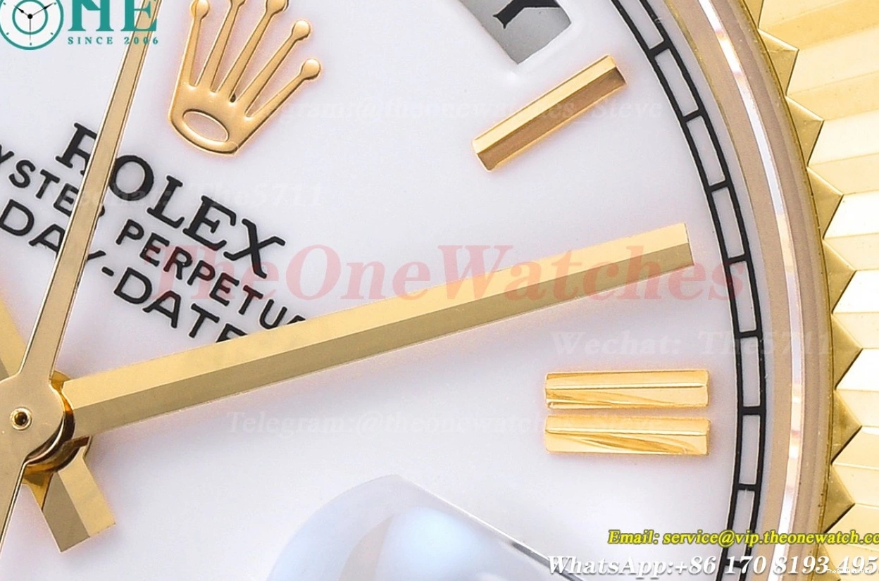 YG Daydate Rmn GDF YG MY8215 White 40MM 0305